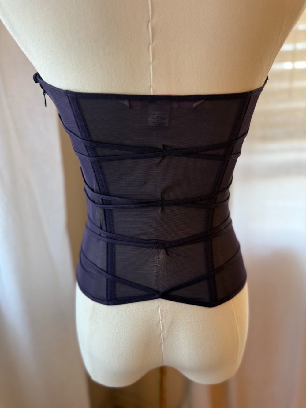 Vintage Y2K Purple Jeweled Corset - Picture 5 of 9
